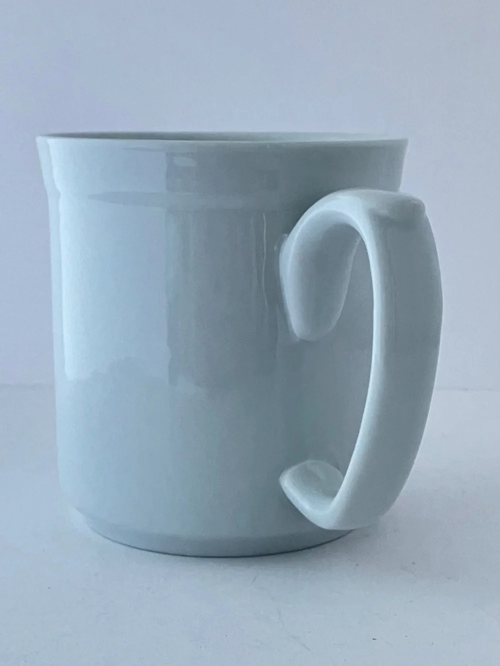 William Sonoma Pantry Essentials White Coffee, Tea Mugs Cups 3.75” H